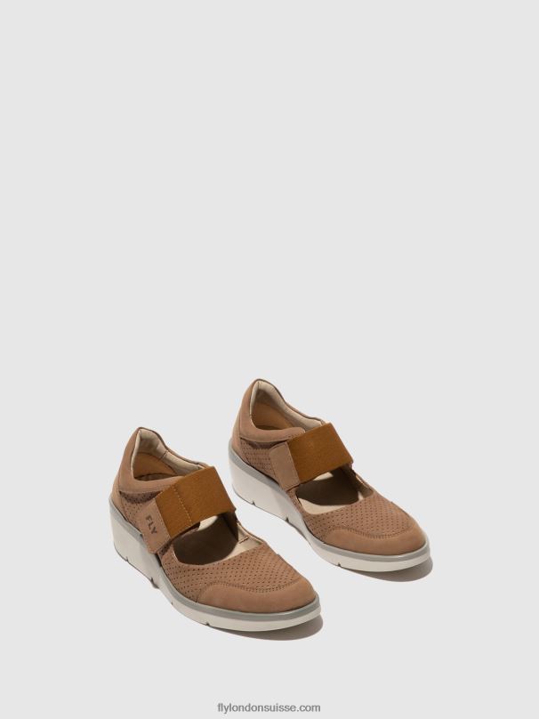 860NR623 chaussures velcro naje583 Fly London sable femmes