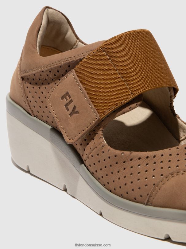 860NR623 chaussures velcro naje583 Fly London sable femmes