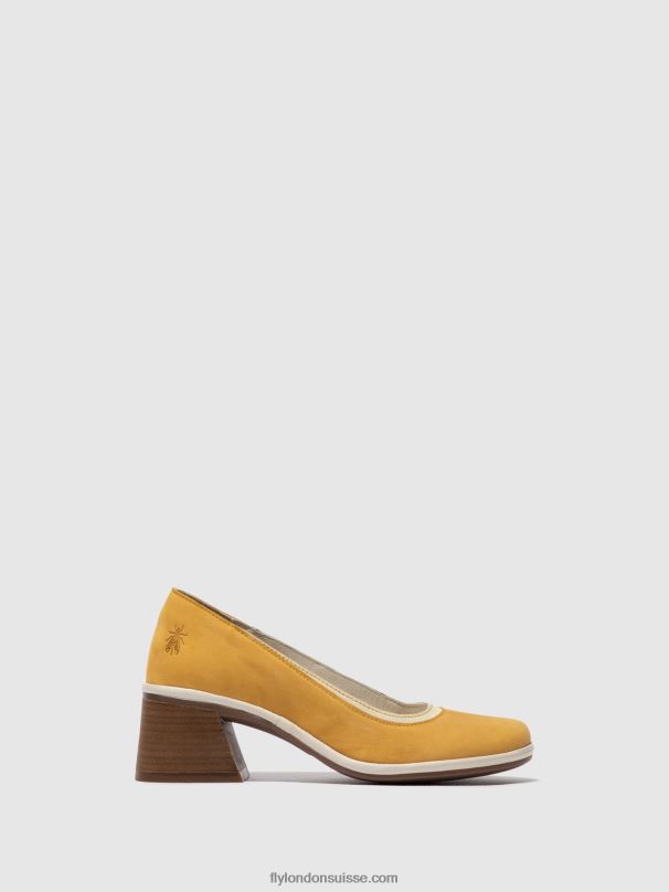 860NR689 chaussures escarpins classiques lade372 Fly London bourdon/blanc cassé femmes