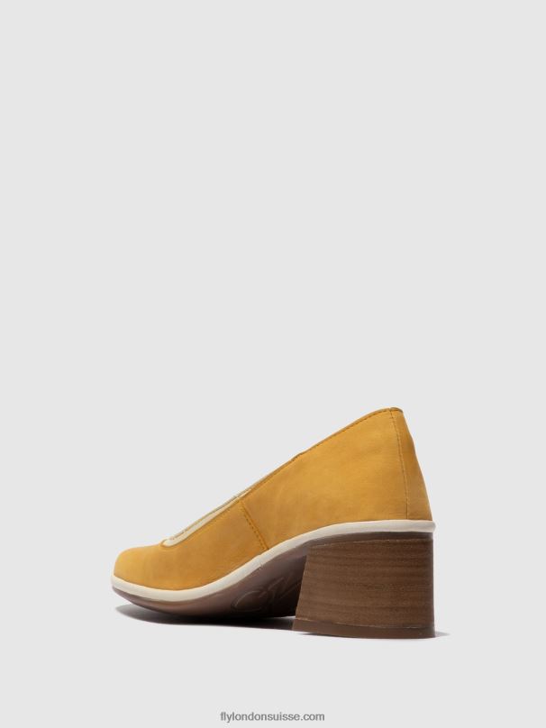860NR689 chaussures escarpins classiques lade372 Fly London bourdon/blanc cassé femmes