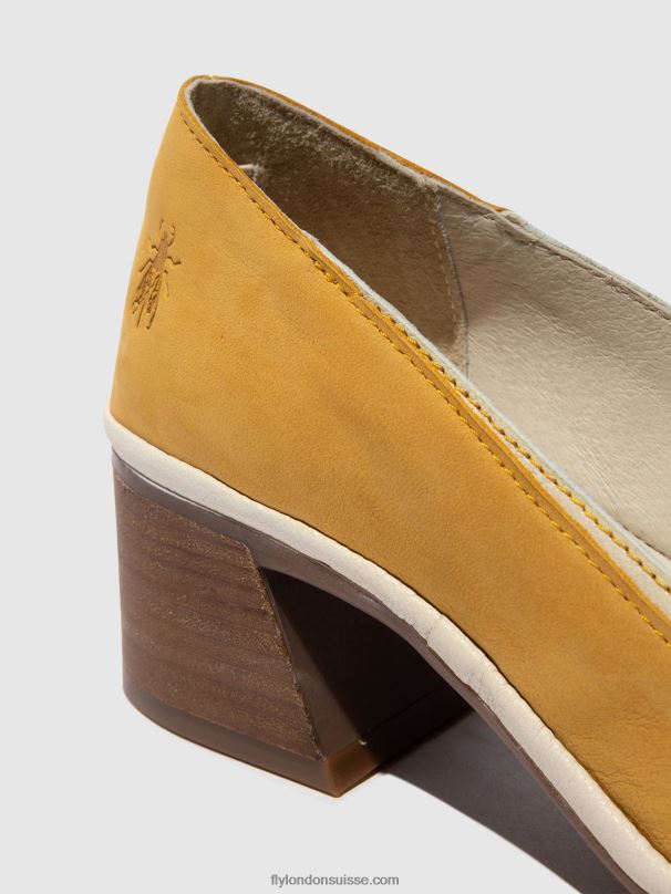 860NR689 chaussures escarpins classiques lade372 Fly London bourdon/blanc cassé femmes