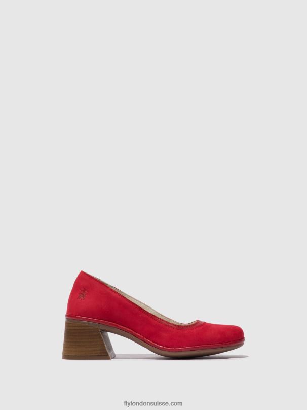 860NR690 chaussures escarpins classiques lade372 Fly London rouge à lèvres rouge femmes