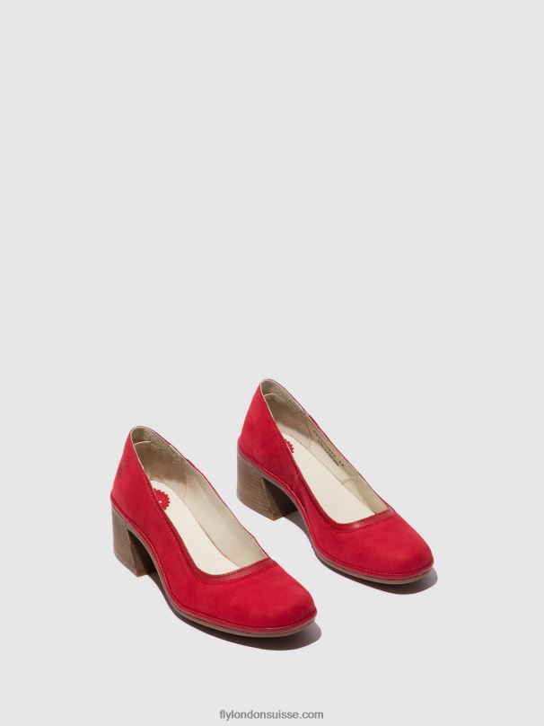 860NR690 chaussures escarpins classiques lade372 Fly London rouge à lèvres rouge femmes