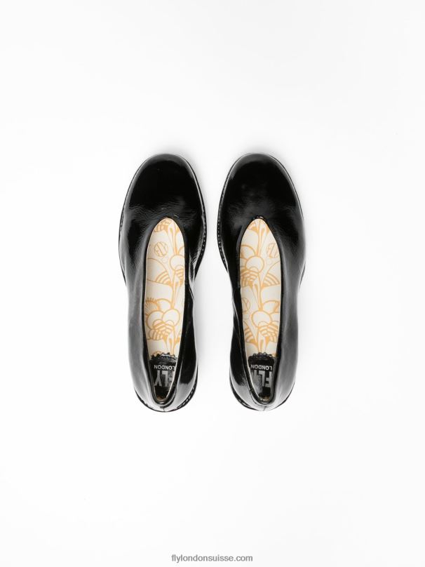860NR697 escarpins classiques chaussures yaz luxor Fly London noir femmes