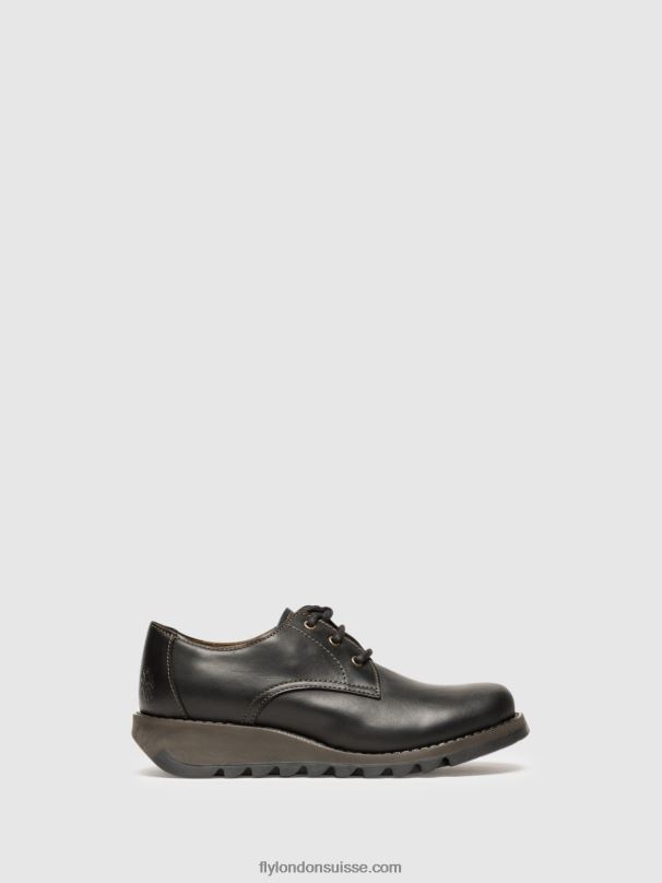 860NR698 chaussures derby simb389 Fly London noir femmes