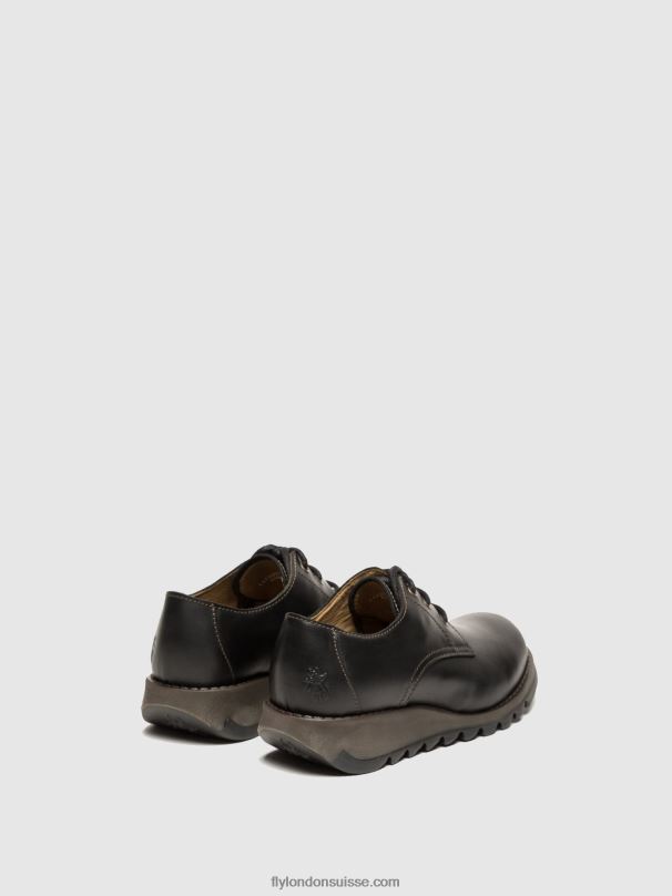 860NR698 chaussures derby simb389 Fly London noir femmes
