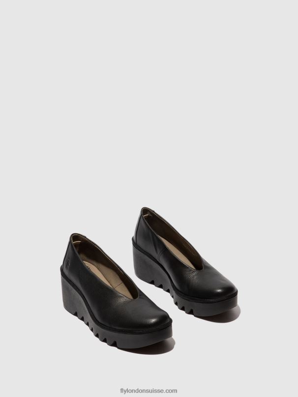 860NR619 chaussures à enfiler beso246 Fly London céraline noir femmes