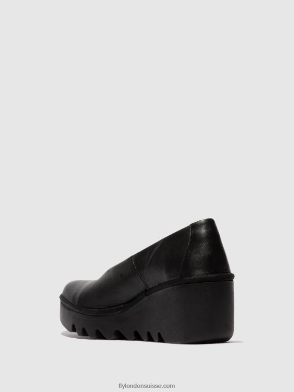 860NR619 chaussures à enfiler beso246 Fly London céraline noir femmes