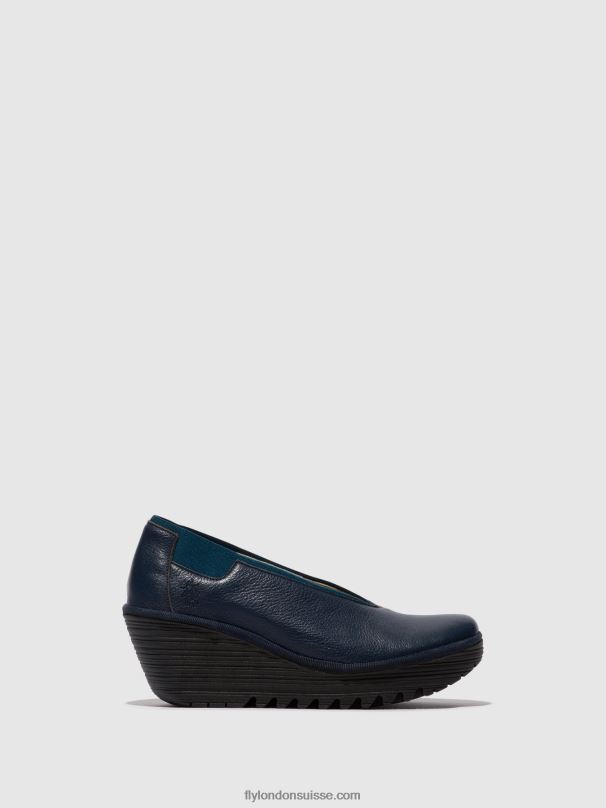 860NR626 chaussures à enfiler yoza438 Fly London océan femmes
