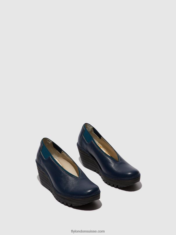 860NR626 chaussures à enfiler yoza438 Fly London océan femmes