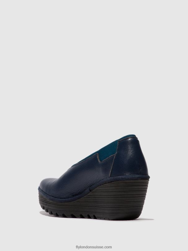 860NR626 chaussures à enfiler yoza438 Fly London océan femmes