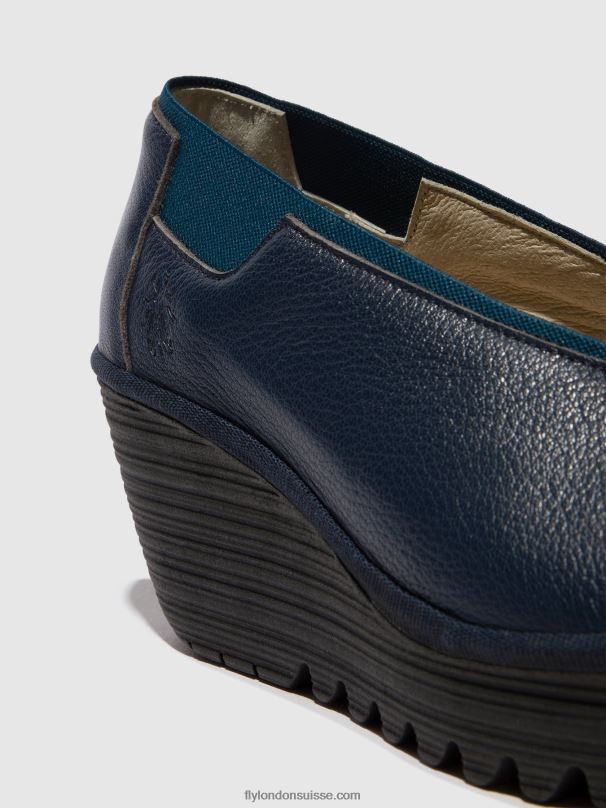 860NR626 chaussures à enfiler yoza438 Fly London océan femmes