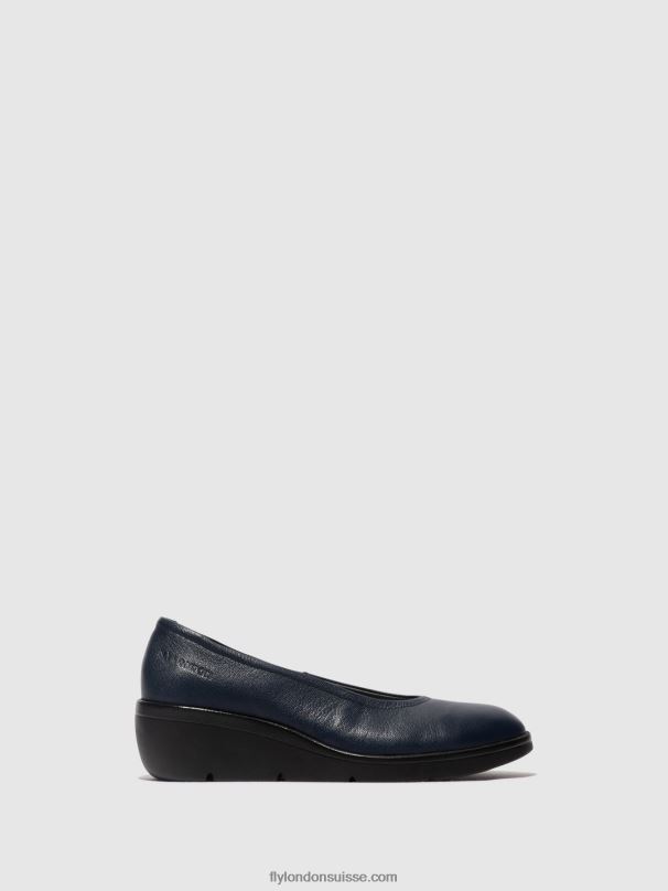 860NR632 chaussures à enfiler numa570 Fly London océan femmes