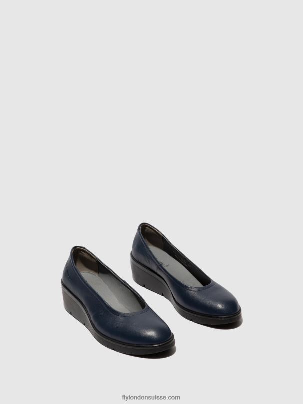 860NR632 chaussures à enfiler numa570 Fly London océan femmes