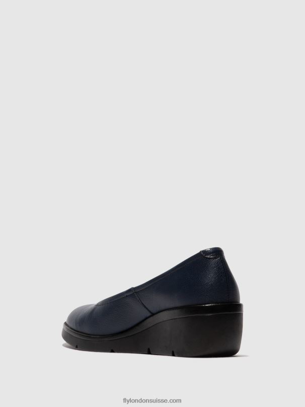 860NR632 chaussures à enfiler numa570 Fly London océan femmes