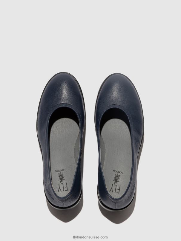 860NR632 chaussures à enfiler numa570 Fly London océan femmes