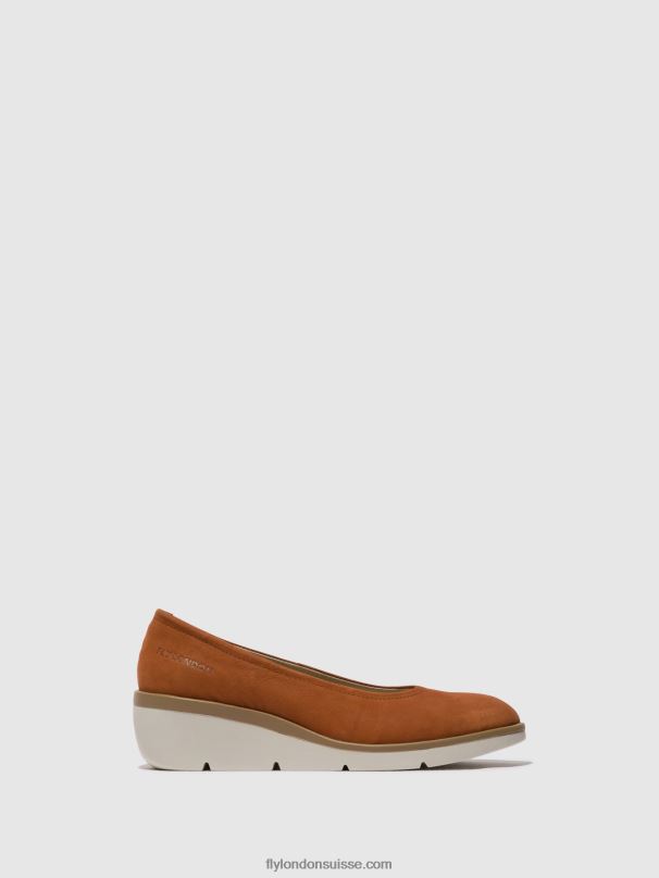 860NR634 chaussures à enfiler numa570 Fly London bronzer femmes