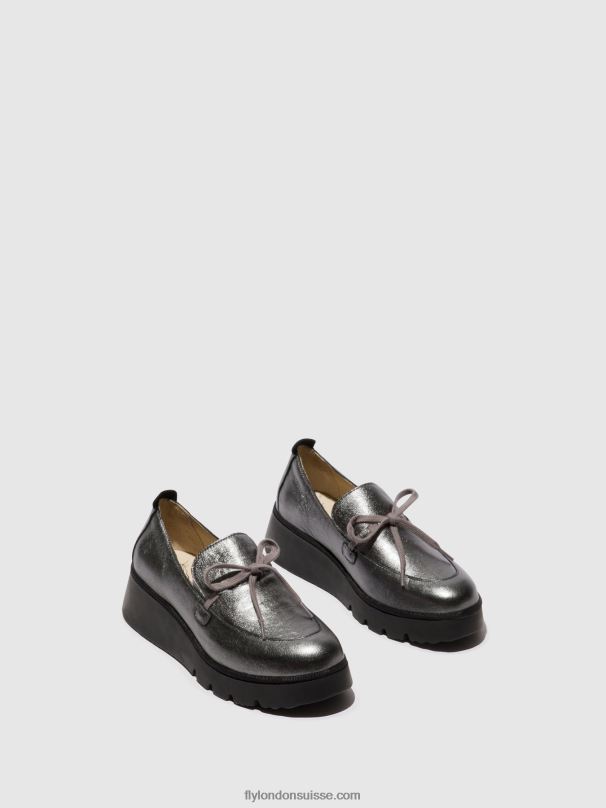 860NR636 chaussures à enfiler popi436 Fly London graphite femmes