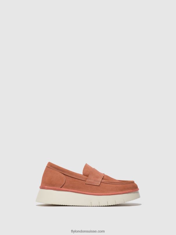 860NR640 chaussures à enfiler coaf418 Fly London rose femmes