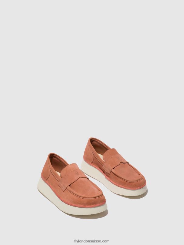 860NR640 chaussures à enfiler coaf418 Fly London rose femmes