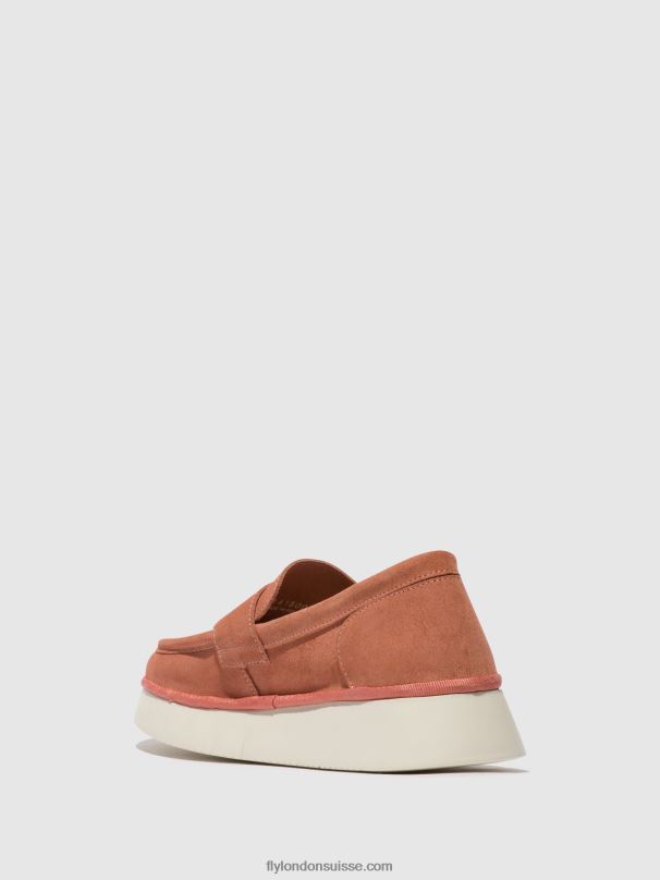860NR640 chaussures à enfiler coaf418 Fly London rose femmes