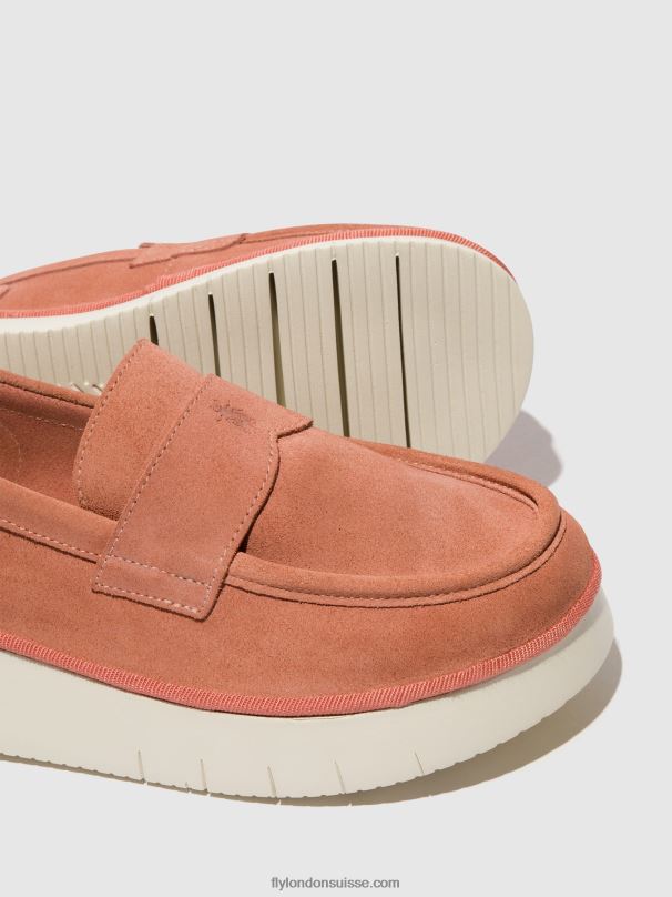 860NR640 chaussures à enfiler coaf418 Fly London rose femmes