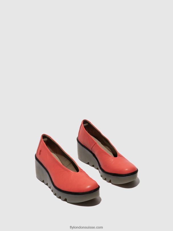 860NR642 chaussures à enfiler beso246 Fly London framboise femmes