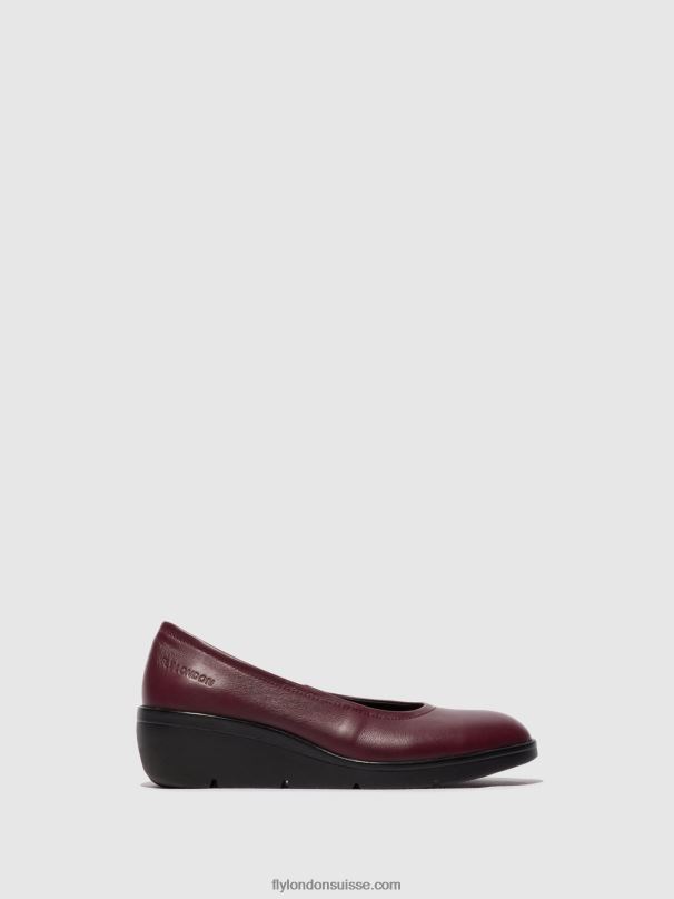 860NR670 chaussures à enfiler numa570 Fly London Bordeaux femmes
