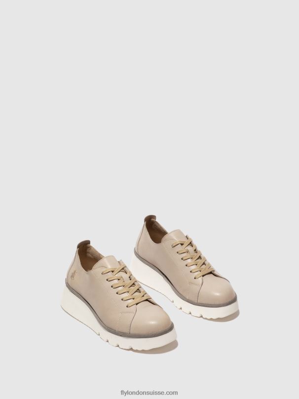 860NR655 chaussures à lacets plom431 Fly London nuage femmes