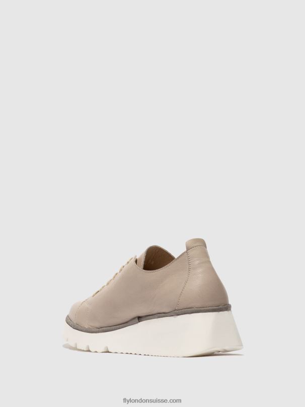 860NR655 chaussures à lacets plom431 Fly London nuage femmes