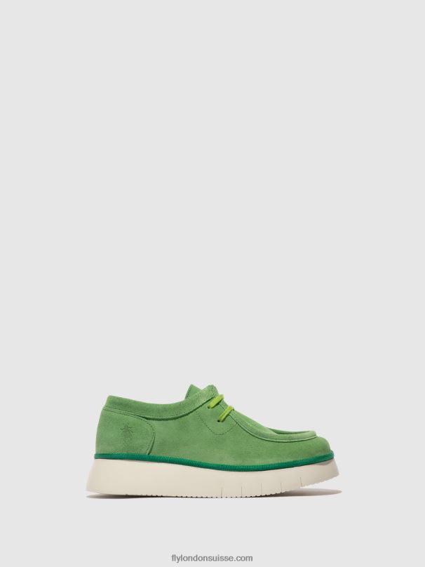 860NR657 chaussures à lacets ceza437 Fly London vert citron femmes