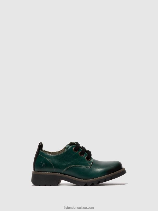 860NR679 chaussures à lacets ruda538 Fly London vert trèfle femmes