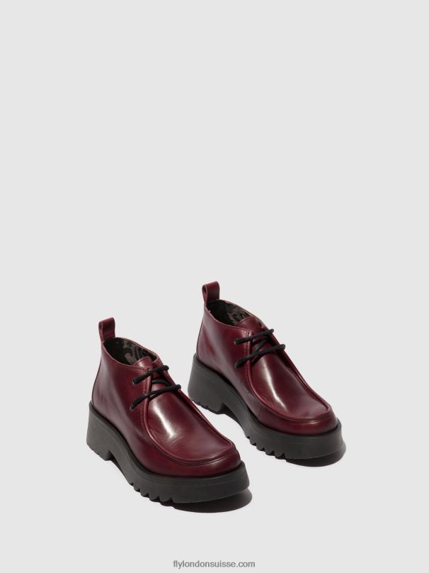 860NR682 chaussures à lacets megg90 Fly London violet femmes