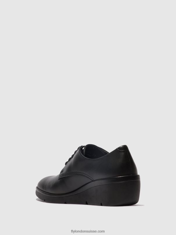 860NR683 chaussures à lacets nepe548 Fly London noir femmes