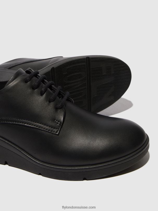 860NR683 chaussures à lacets nepe548 Fly London noir femmes