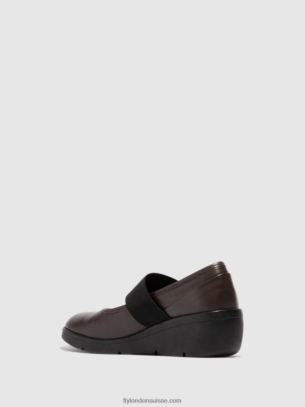 860NR687 chaussures élastiquées nara547 Fly London brun femmes