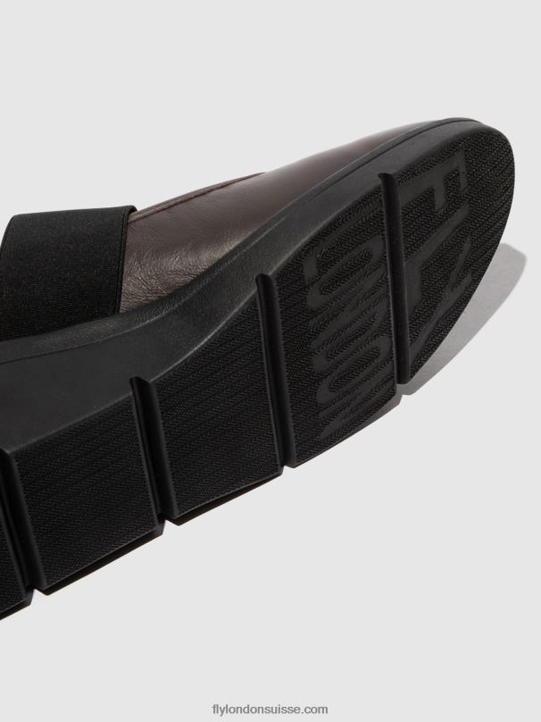 860NR687 chaussures élastiquées nara547 Fly London brun femmes