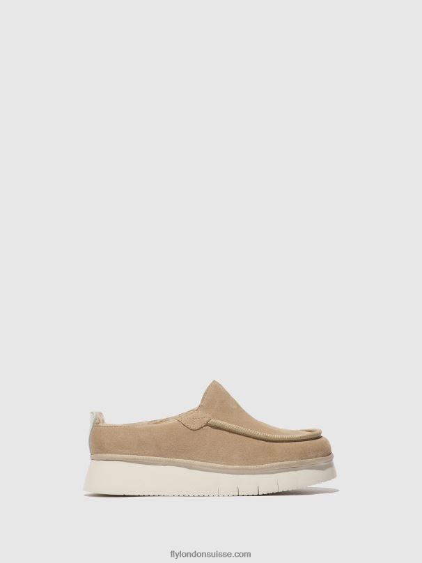 860NR688 chaussures fermées ceze361000 Fly London crème femmes