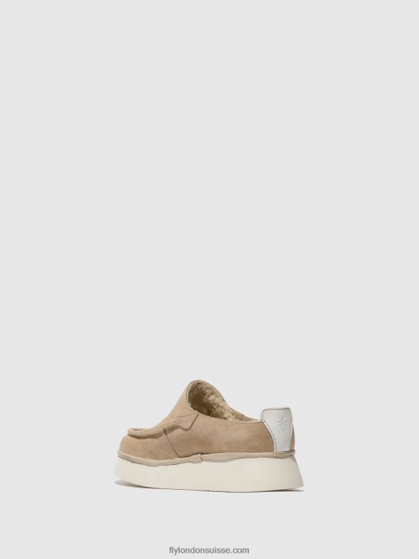 860NR688 chaussures fermées ceze361000 Fly London crème femmes