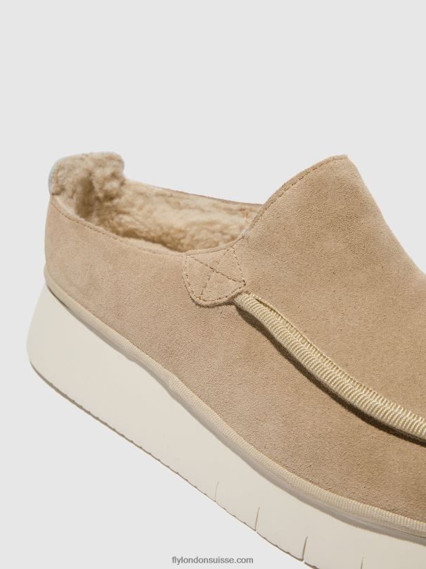 860NR688 chaussures fermées ceze361000 Fly London crème femmes
