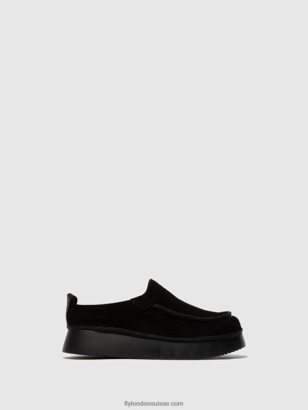 860NR693 chaussures fermées ceze361 Fly London noir femmes