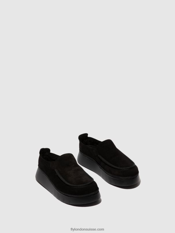 860NR693 chaussures fermées ceze361 Fly London noir femmes
