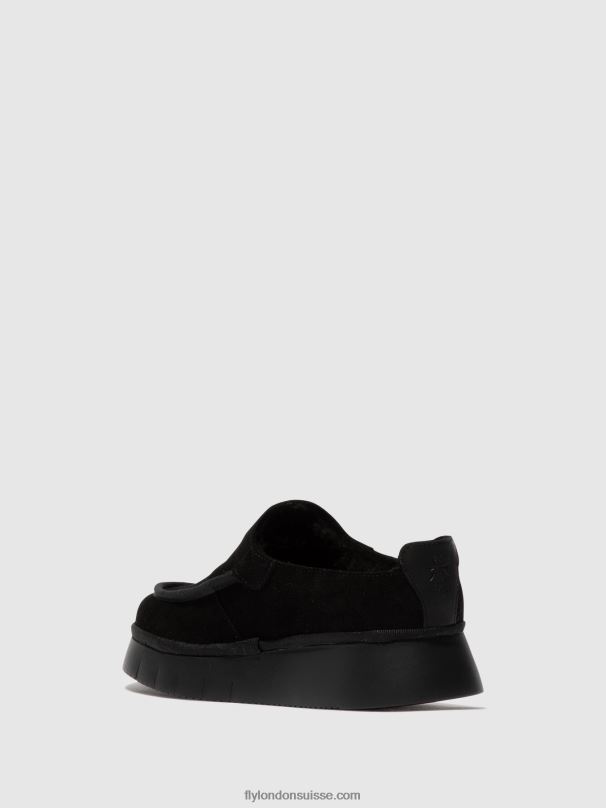 860NR693 chaussures fermées ceze361 Fly London noir femmes