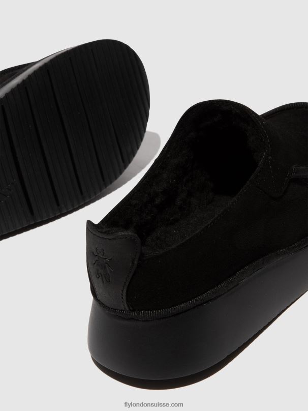 860NR693 chaussures fermées ceze361 Fly London noir femmes