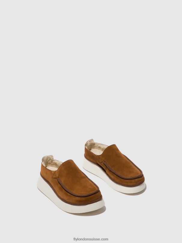 860NR694 chaussures fermées ceze361 Fly London Cognac femmes