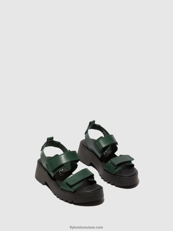 860NR392 sandales velcro meka857 Fly London essence femmes