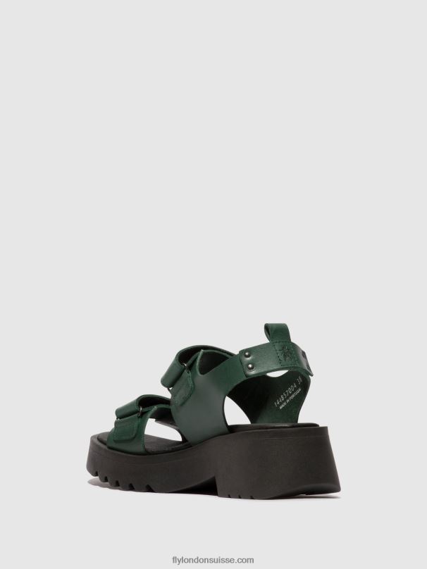 860NR392 sandales velcro meka857 Fly London essence femmes