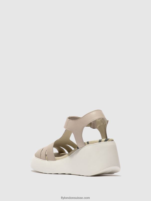 860NR414 sandales à bride en T duma955 Fly London nuage femmes