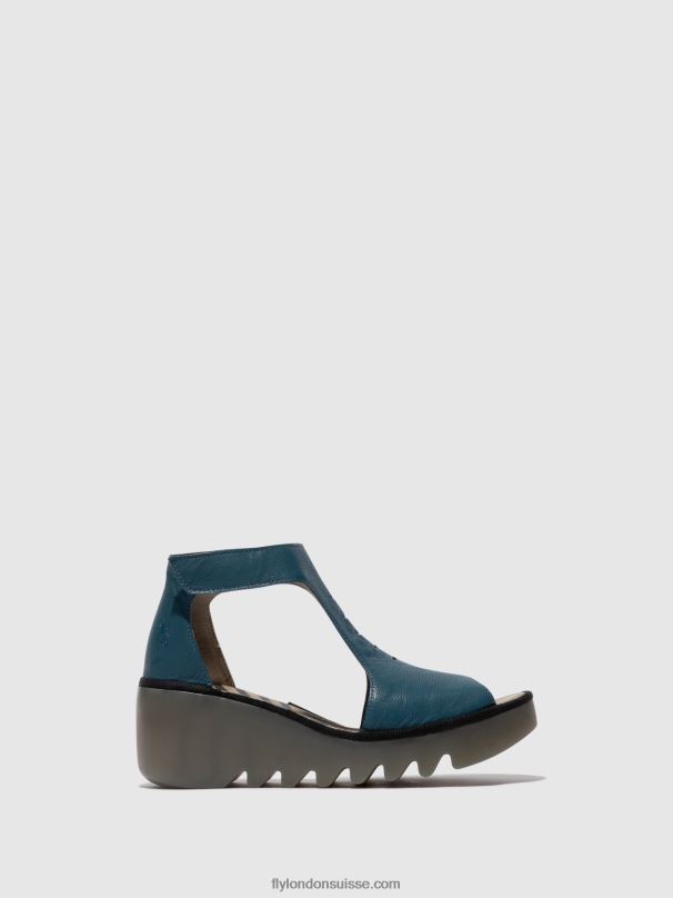 860NR418 sandales à bride en T bezo306 Fly London essence femmes