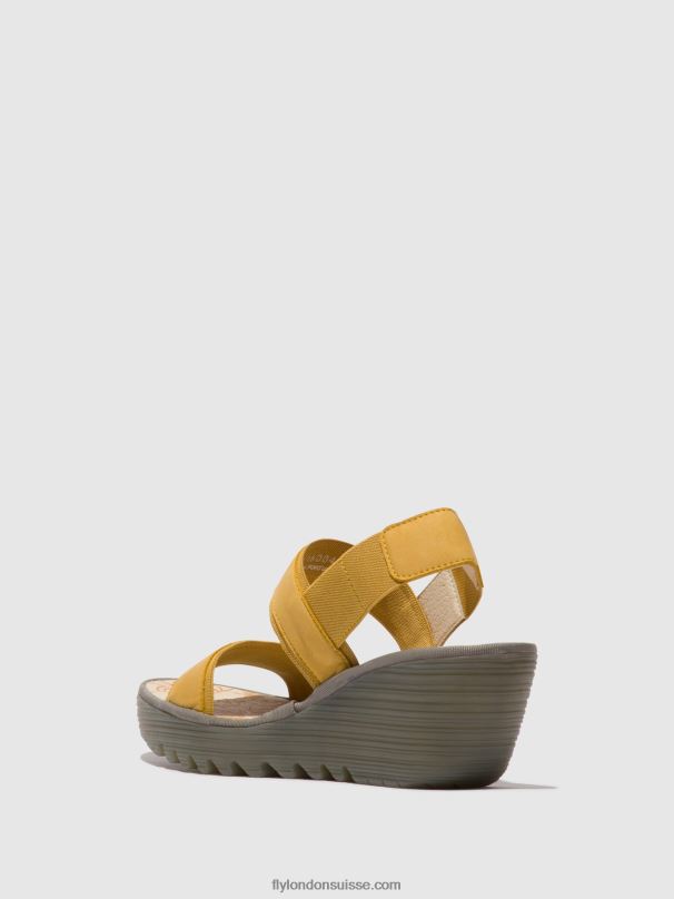 860NR440 sandales à bride arrière yaco416 Fly London bourdon femmes